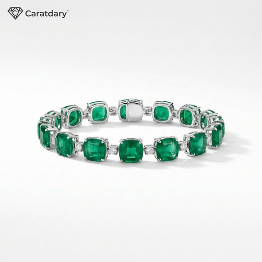 Caratdary™ Verdant Radiance Link Bracelet