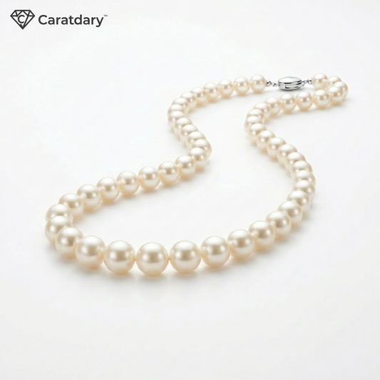Caratdary™ Ivory Glow Pearl Strand Necklace